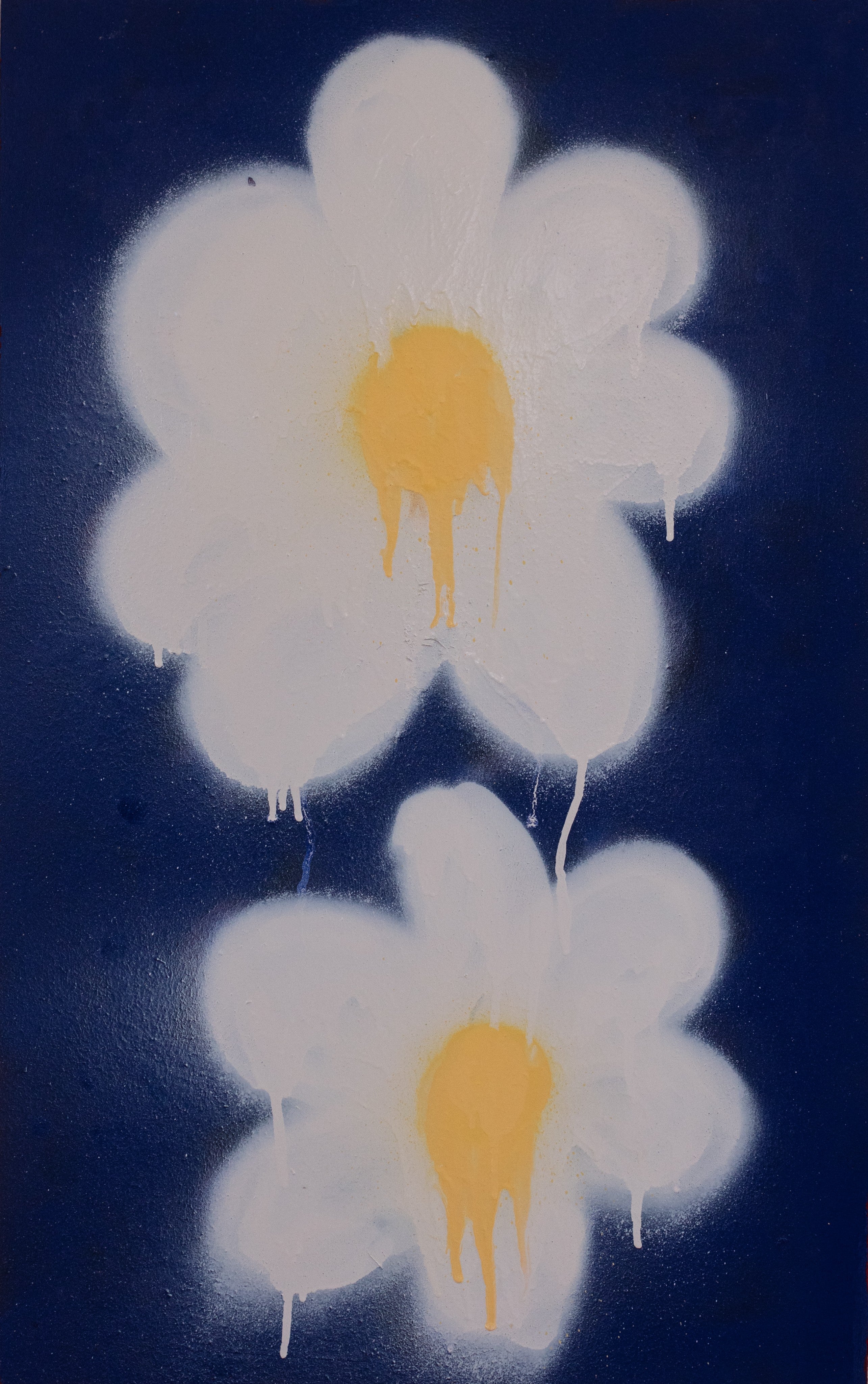 Flowers That Grew Out Of Bullshit I Previously Painted
